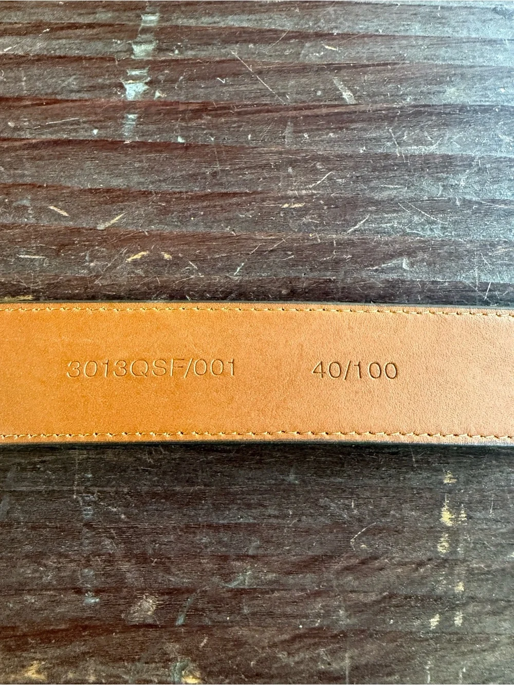 Hawker Rye Black Leather Belt Mens 48in.